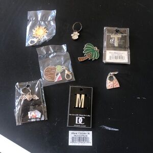 Dog Collar Charms Lot of 8,  all new except the paw print. Cute purse, & angel